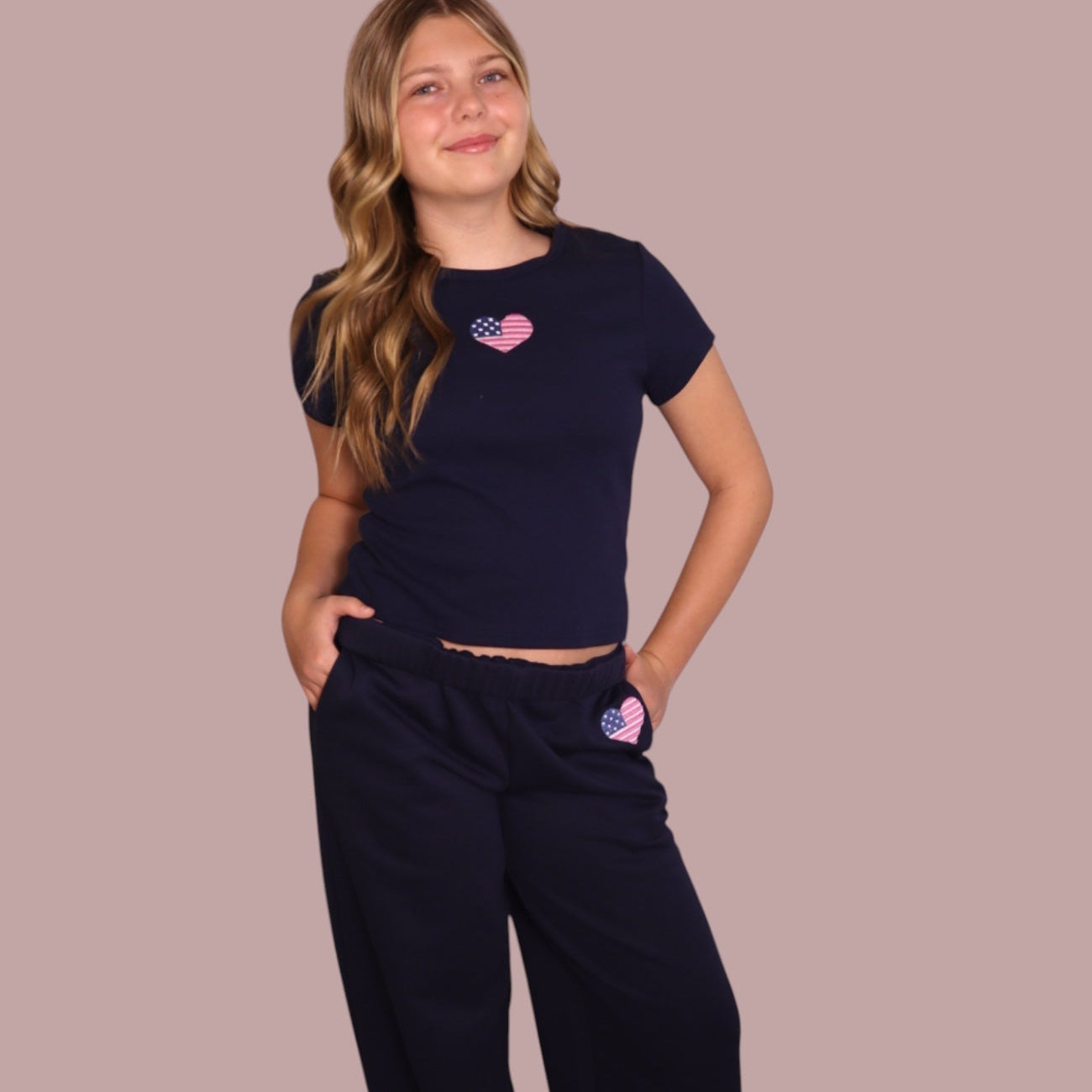 Comfy cute lounge clothes - confident girl
