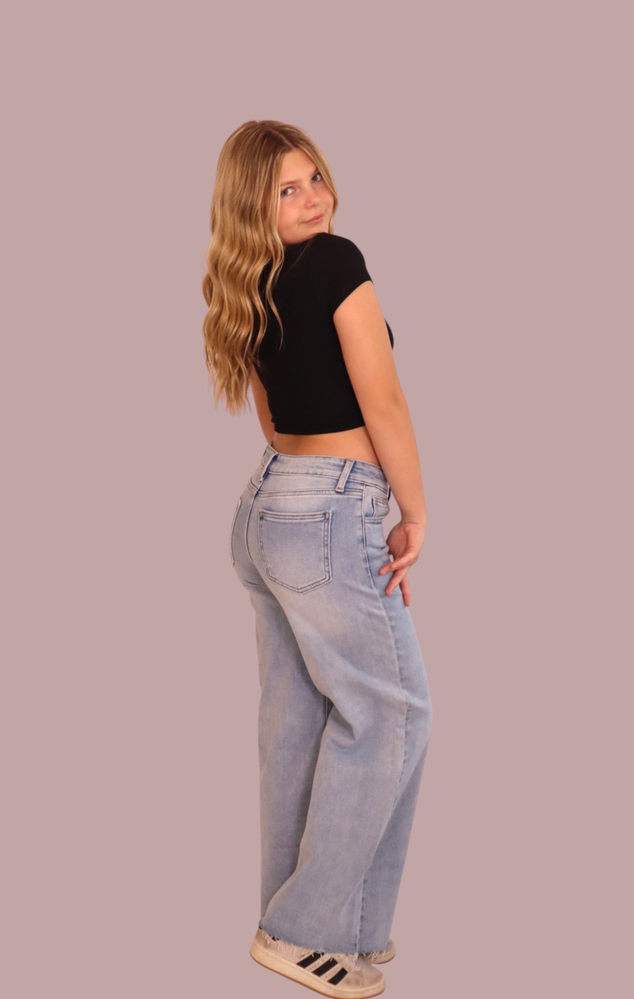 Basic Corset Detailed Cropped Black Tee for teen girls – Shop The Headliner
