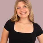 Basic Corset Detailed Cropped Black Tee for teen girls – Shop The Headliner