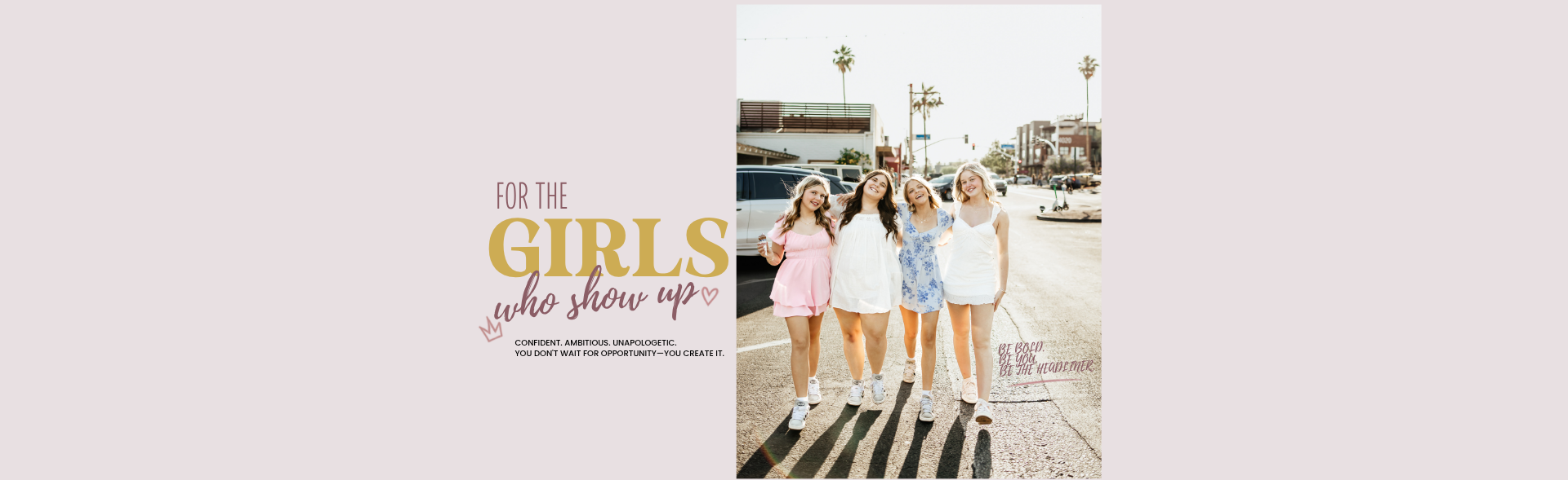 GIRLS WALKING IN SUMMER DRESSES