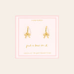 Bow Charm Hoop Earrings for teen girls – Shop The Headliner