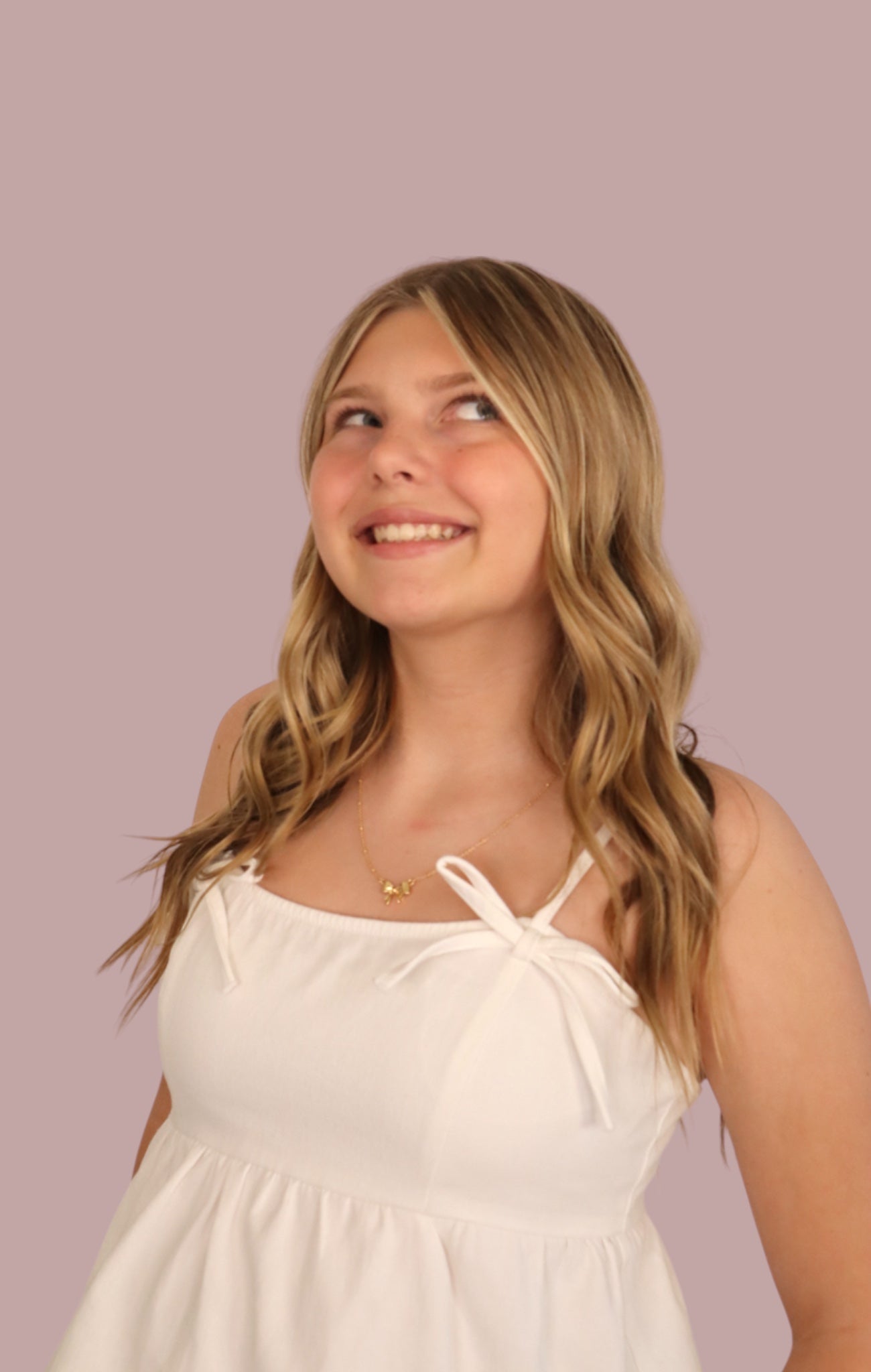 Bow Detail White Denim Top for teen girls – Shop The Headliner
