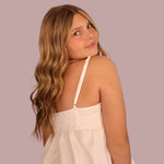 Bow Detail White Denim Top for teen girls – Shop The Headliner