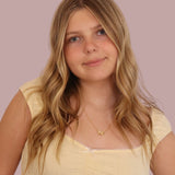 Butter Yellow Lace Bow Lined Cap Sleeve Top for teen girls – Shop The Headliner