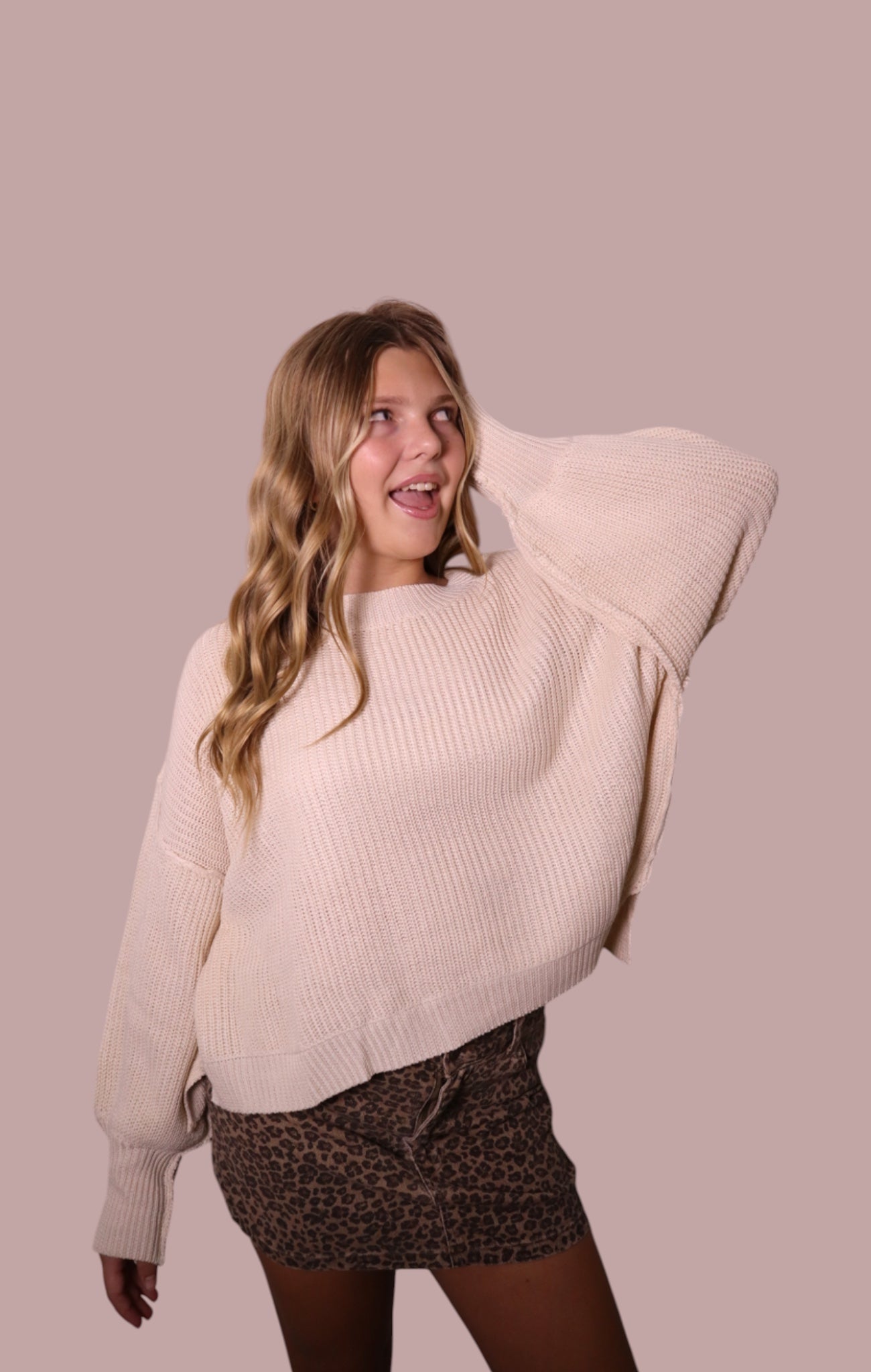 Cozy Girl Sweater for teen girls – Shop The Headliner