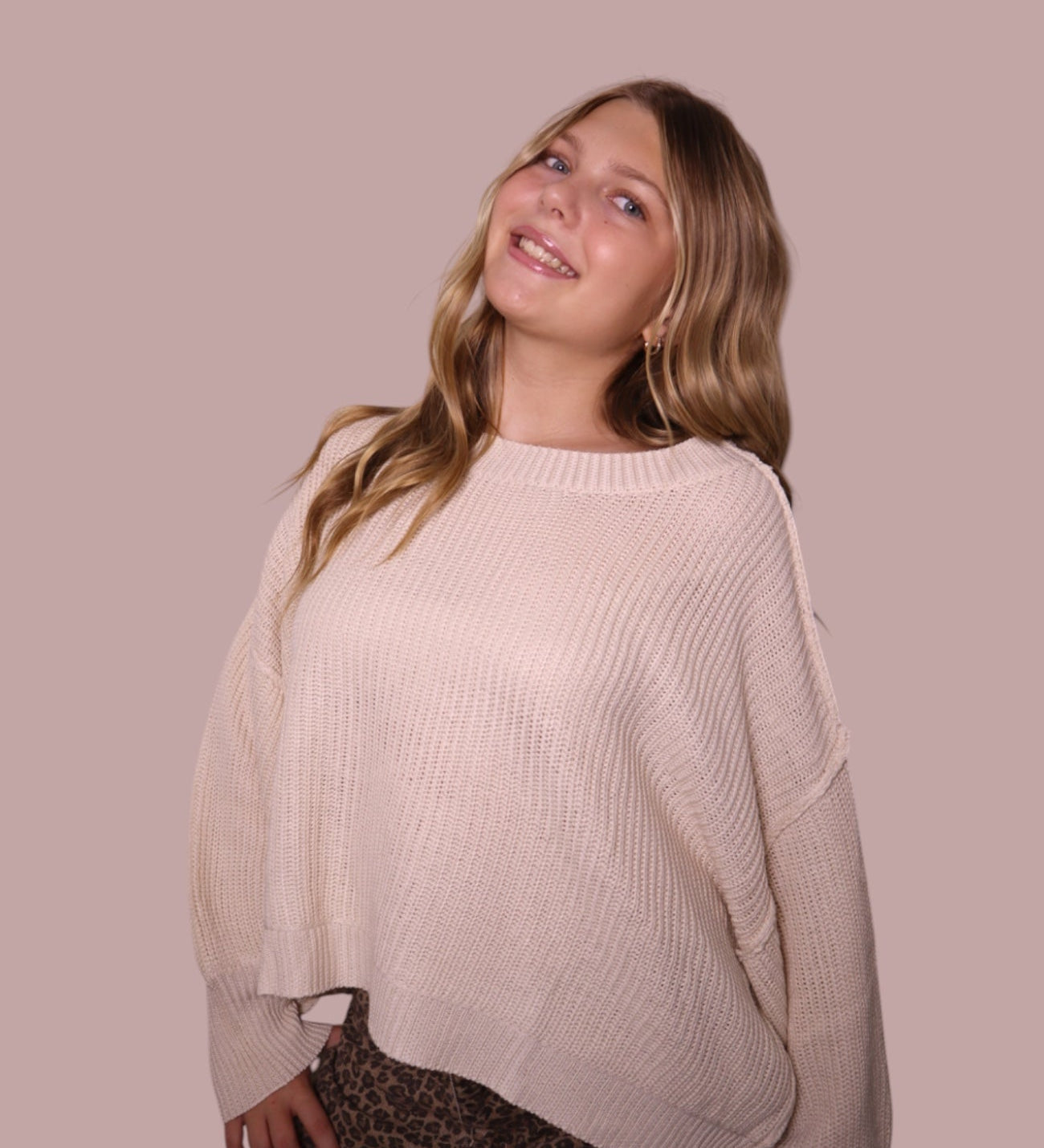 Cozy Girl Sweater for teen girls – Shop The Headliner