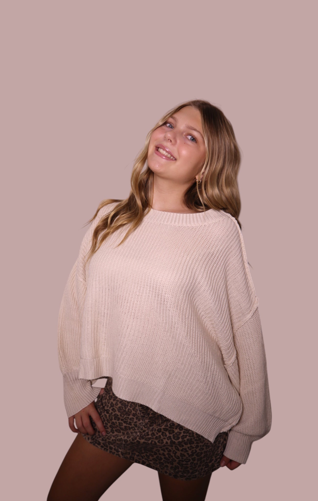 Cozy Girl Sweater for teen girls – Shop The Headliner