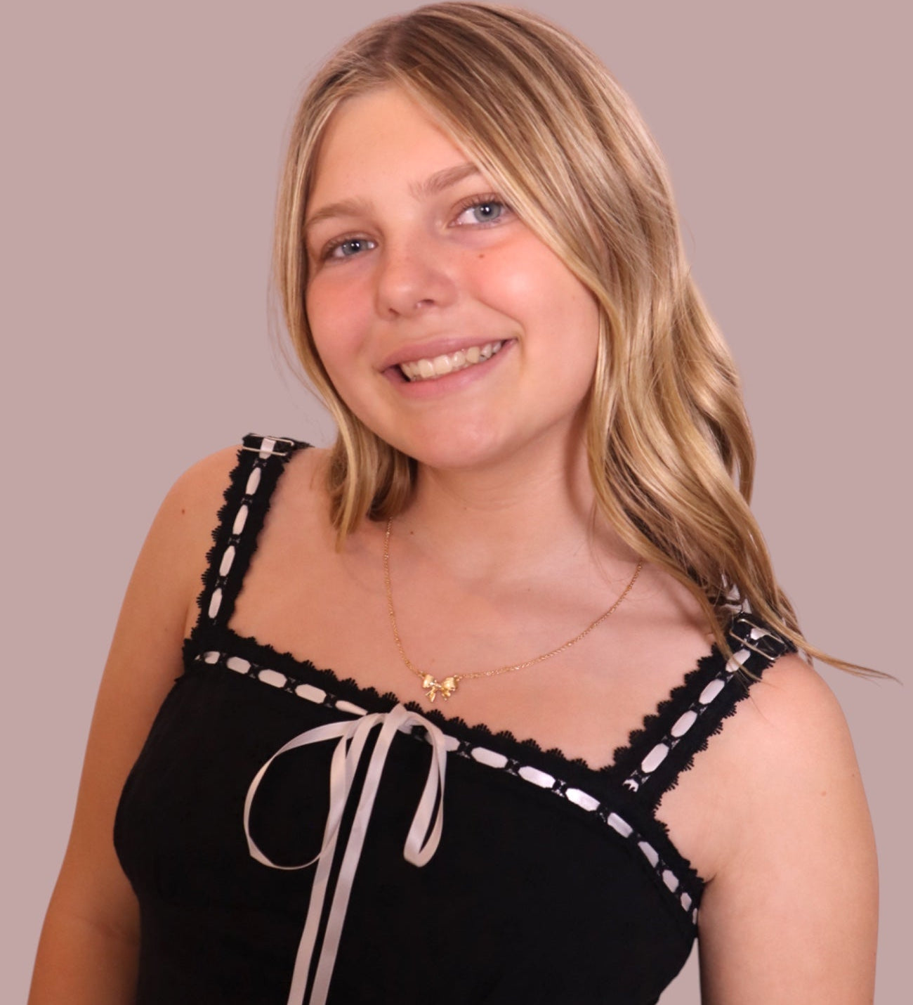 Eyelet Black Mini Dress for teen girls – Shop The Headliner