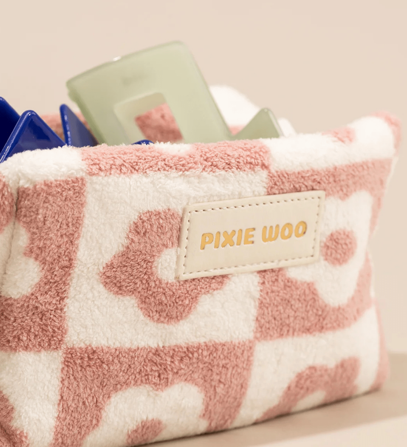 Floral Plush Accessory Bag for teen girls – Shop The Headliner
