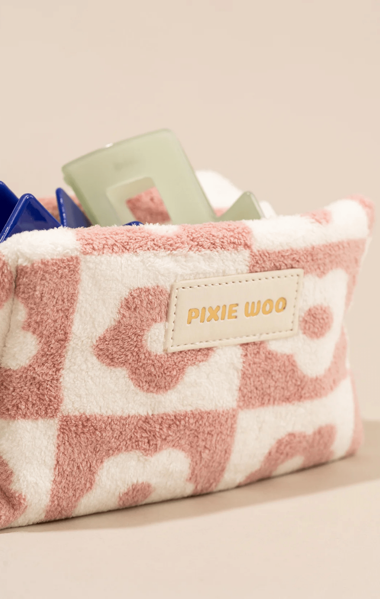 Floral Plush Accessory Bag for teen girls – Shop The Headliner