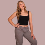 Gingham Wide Leg Drawstring Pants for teen girls – Shop The Headliner