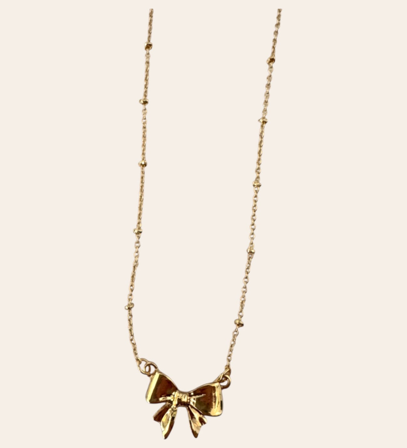 Gold Bow Necklace for teen girls – Shop The Headliner