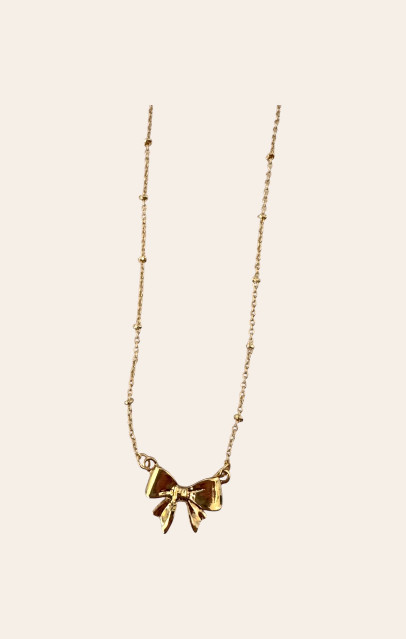 Gold Bow Necklace for teen girls – Shop The Headliner