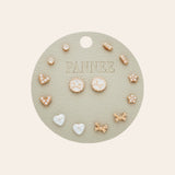 Gold Stud Earrings - Set of 7 for teen girls – Shop The Headliner