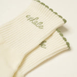 Inhale Exhale Grip Sock for teen girls – Shop The Headliner