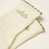 Inhale Exhale Grip Sock for teen girls – Shop The Headliner