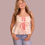 Ivory Floral Ruffle Top for teen girls – Shop The Headliner