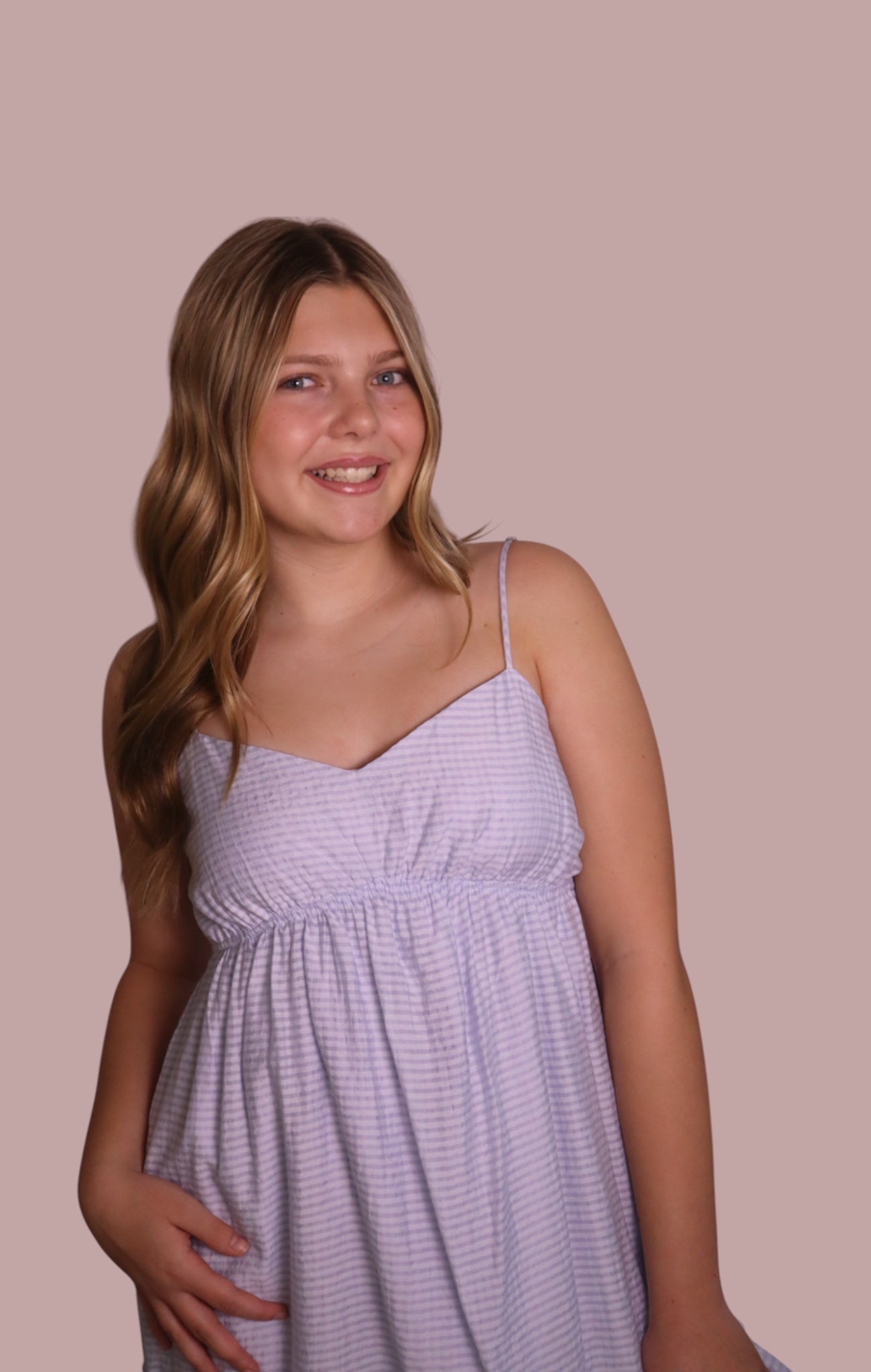 Light Blue Ruffle Dress for teen girls – Shop The Headliner