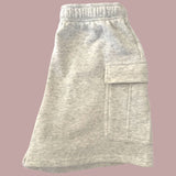 Light Gray Cargo Sweat Shorts for teen girls – Shop The Headliner
