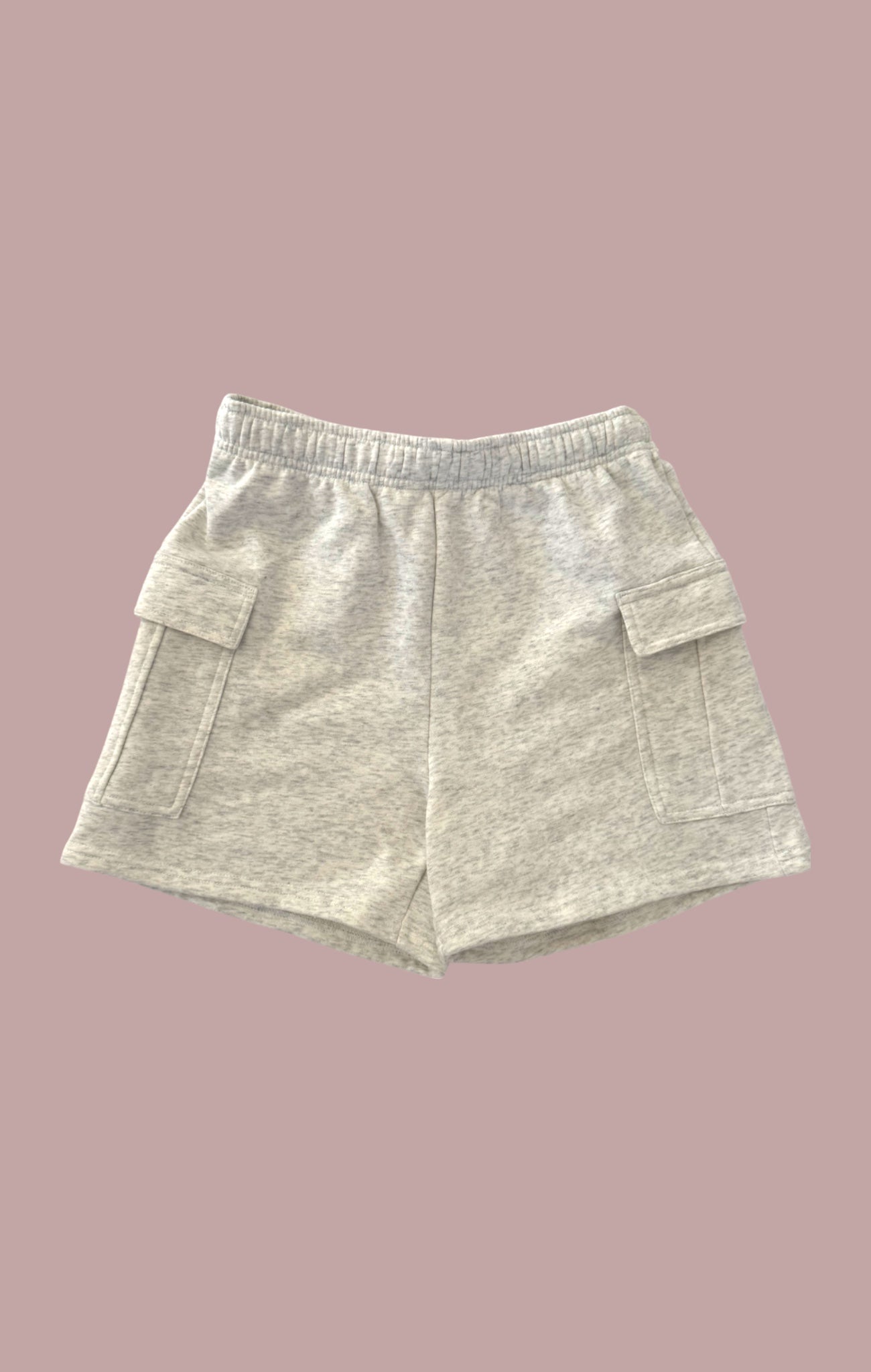 Light Gray Cargo Sweat Shorts for teen girls – Shop The Headliner