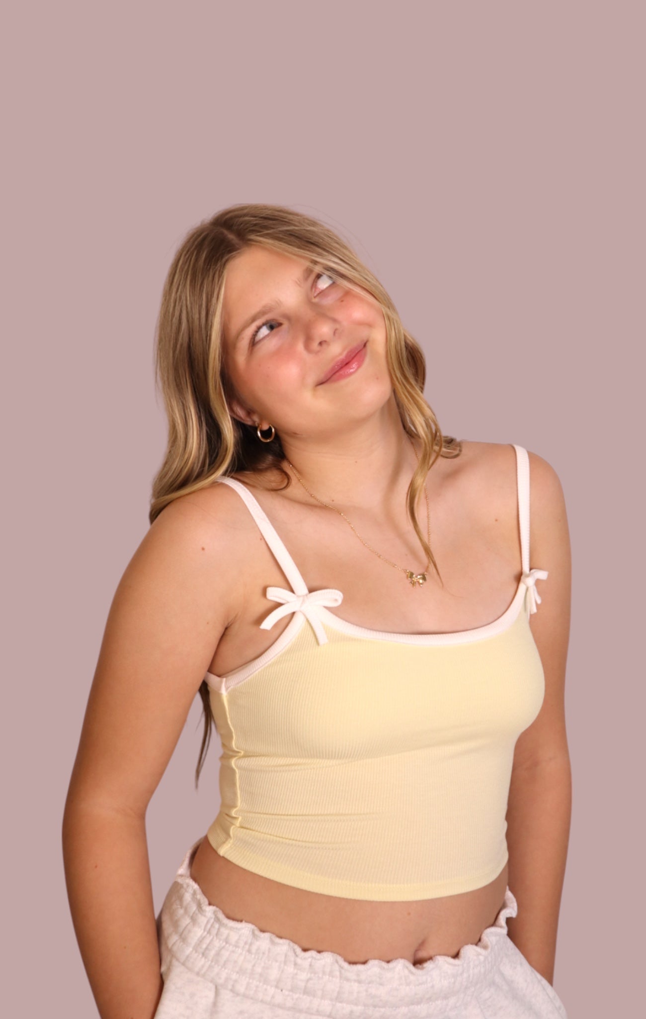Pastel Tank with Bow Detail for teen girls – Shop The Headliner