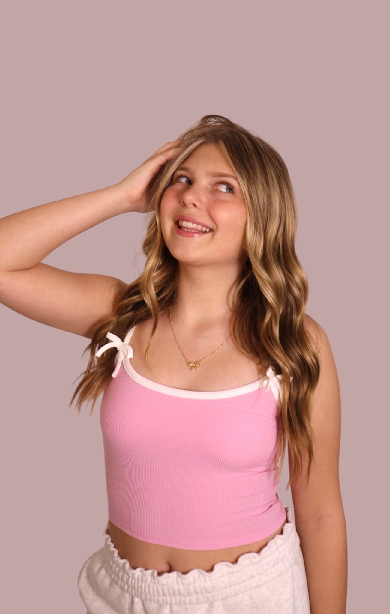 Pastel Tank with Bow Detail for teen girls – Shop The Headliner