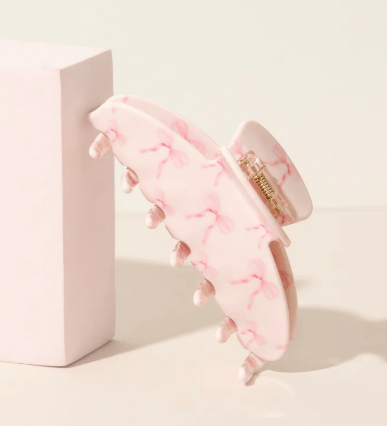 Pink Bow Claw Clip for teen girls – Shop The Headliner