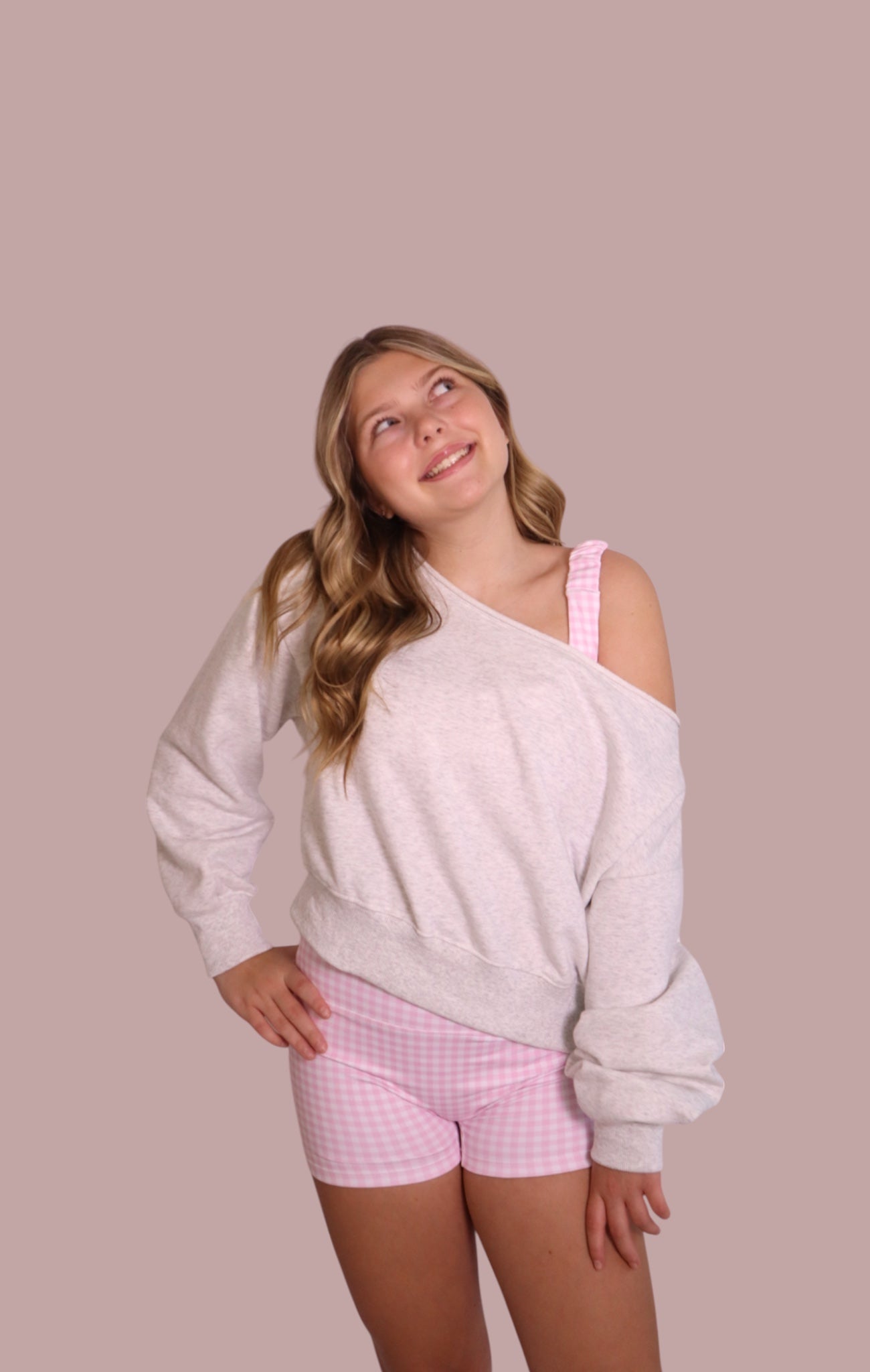 Pink Gingham Mini Shorts for teen girls – Shop The Headliner