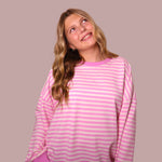 Sweetheart Stripe Crewneck for teen girls – Shop The Headliner