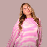 Sweetheart Stripe Crewneck for teen girls – Shop The Headliner
