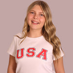 USA Cropped Tee for teen girls – Shop The Headliner