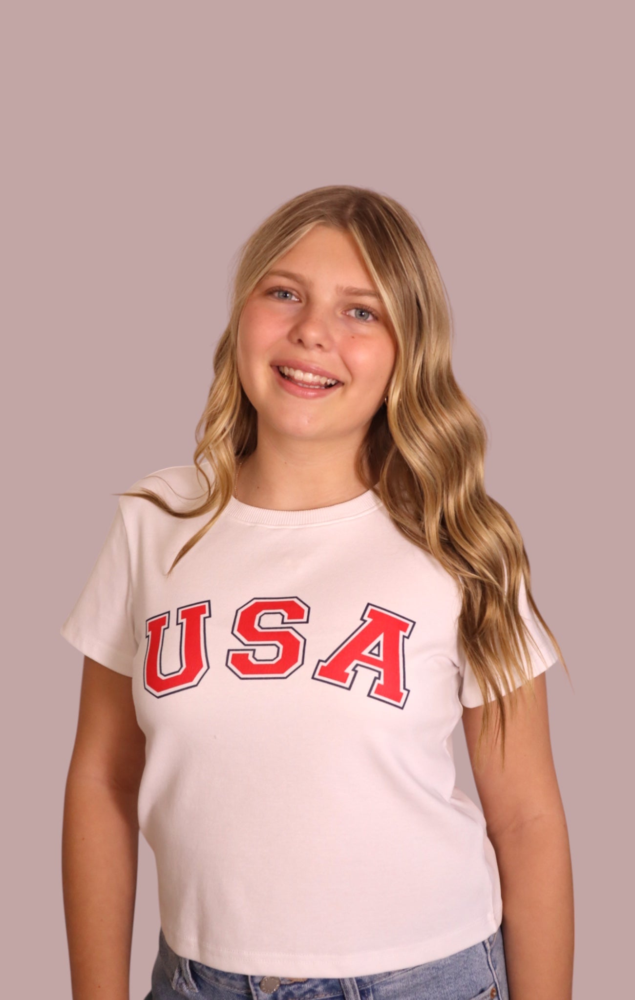 USA Cropped Tee for teen girls – Shop The Headliner