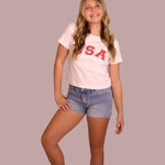 USA Cropped Tee for teen girls – Shop The Headliner