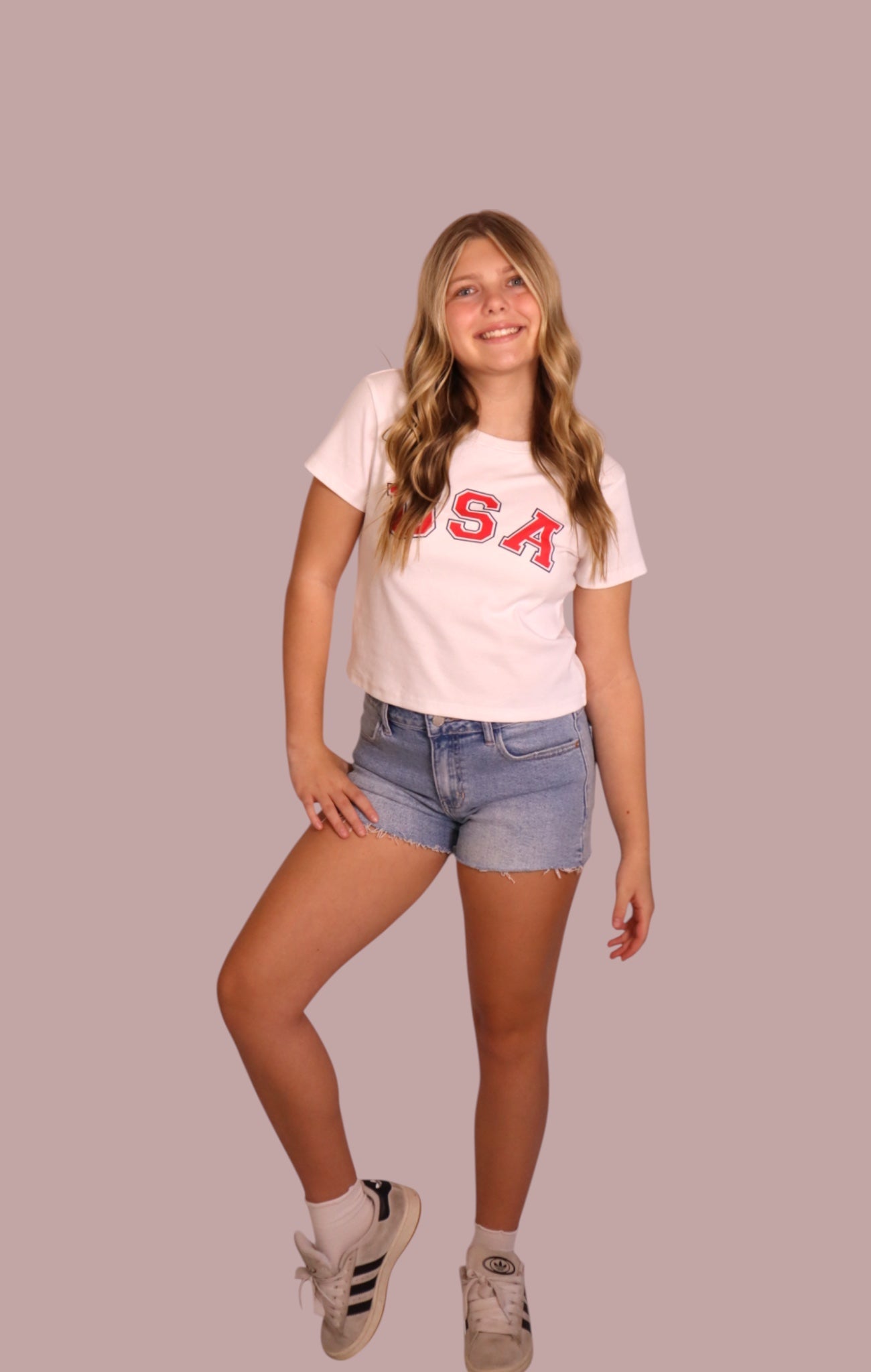 USA Cropped Tee for teen girls – Shop The Headliner