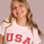 USA Cropped Tee for teen girls – Shop The Headliner
