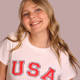 USA Cropped Tee for teen girls – Shop The Headliner