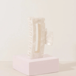 White Marbled Claw Clip - Large for teen girls – Shop The Headliner